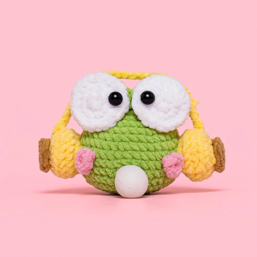Bubble Frog Crochet Kit With Headphones