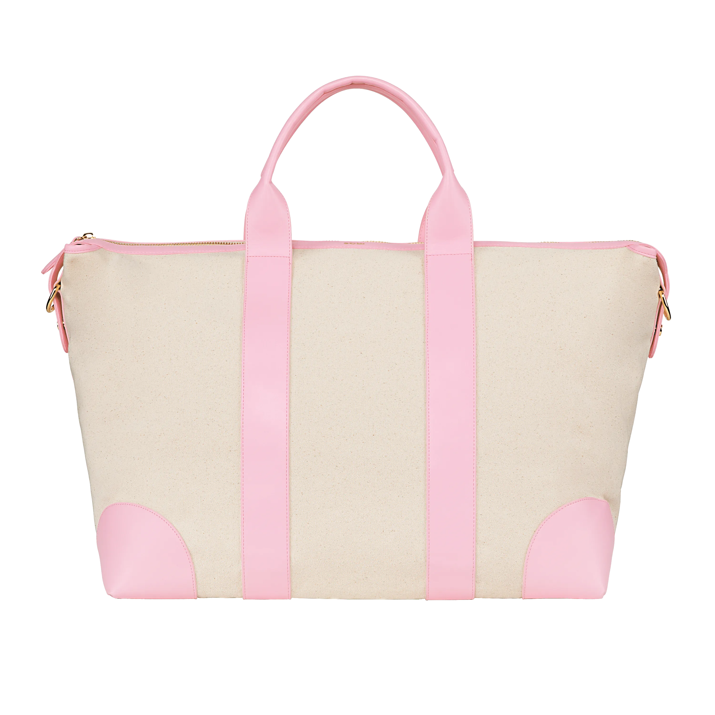 Canvas & Vegan Leather Weekender Bag