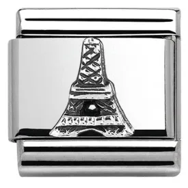 Classic MONUMENTS RELIEF Silver 925 Eiffel Tower