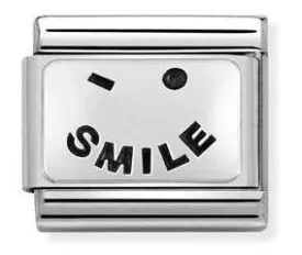 Classic S/steel,925 silver,Smile     330109/57