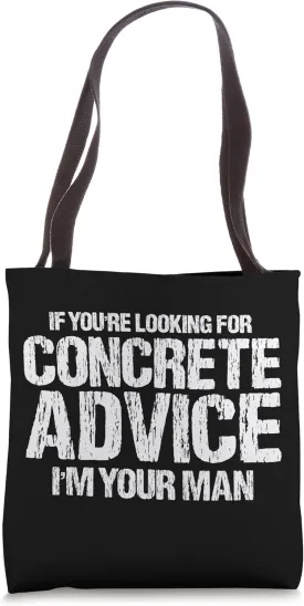 Concrete Finisher Design for Construction Cement Worker Tote Bag