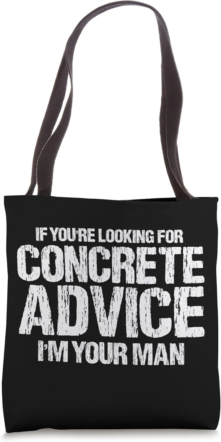 Concrete Finisher Design for Construction Cement Worker Tote Bag