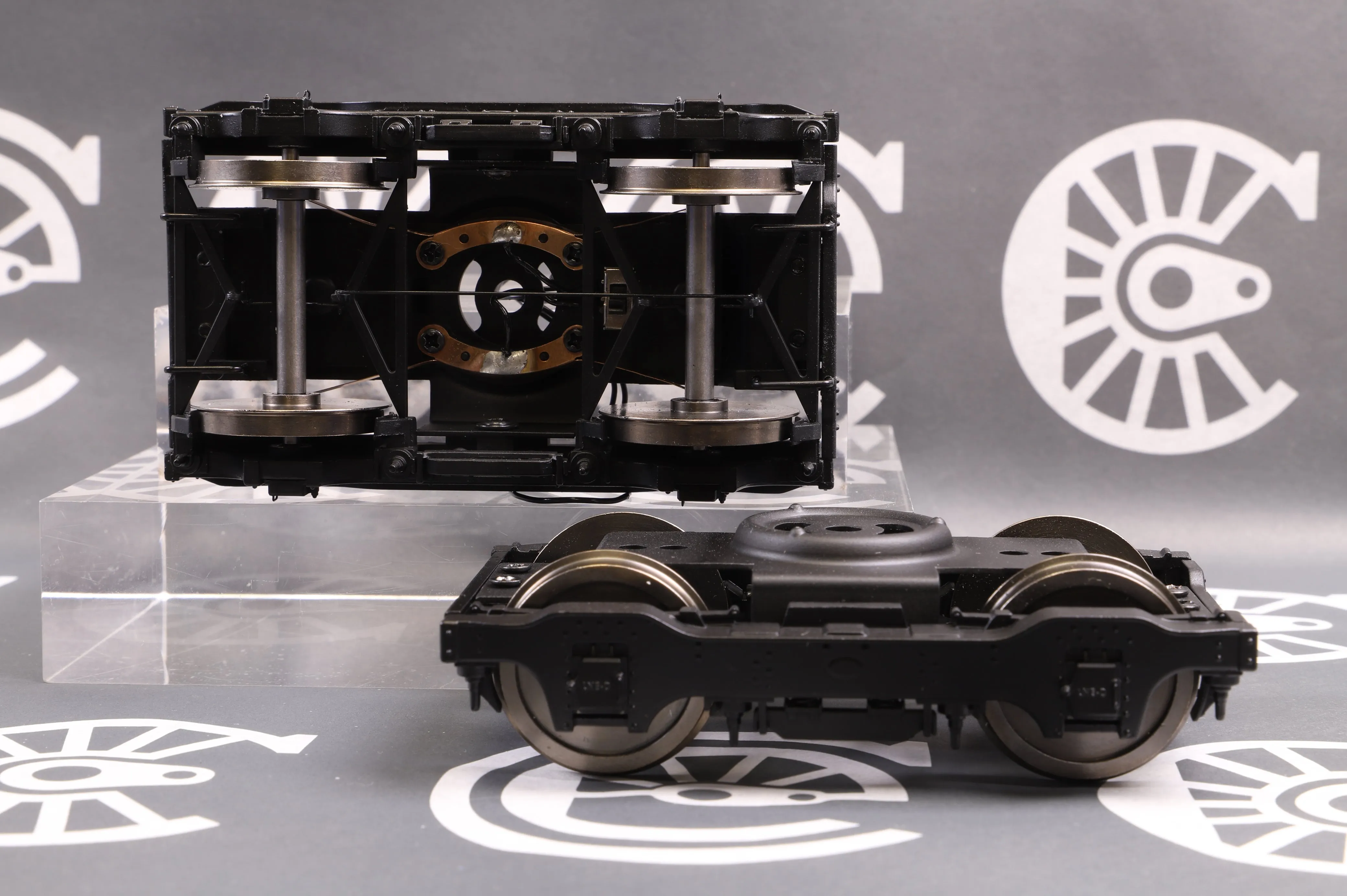 Darstaed D4-50 Finescale O Gauge Pair of Gresley LNER 8' 0" Heavy Bogies with Brass Bearings