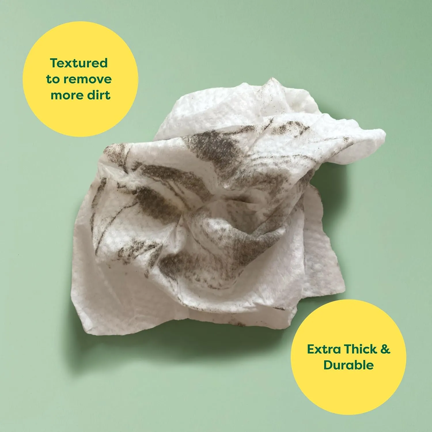 Earth Rated Pet Grooming Wipes for Dogs and Cats, Hypoallergenic, Cleaning and Hydrating, for Paws, Body and Butt, Unscented, 100 Count