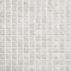 Edna Travertino Bone MT 4102B, 1" x 1" - Glass Tile