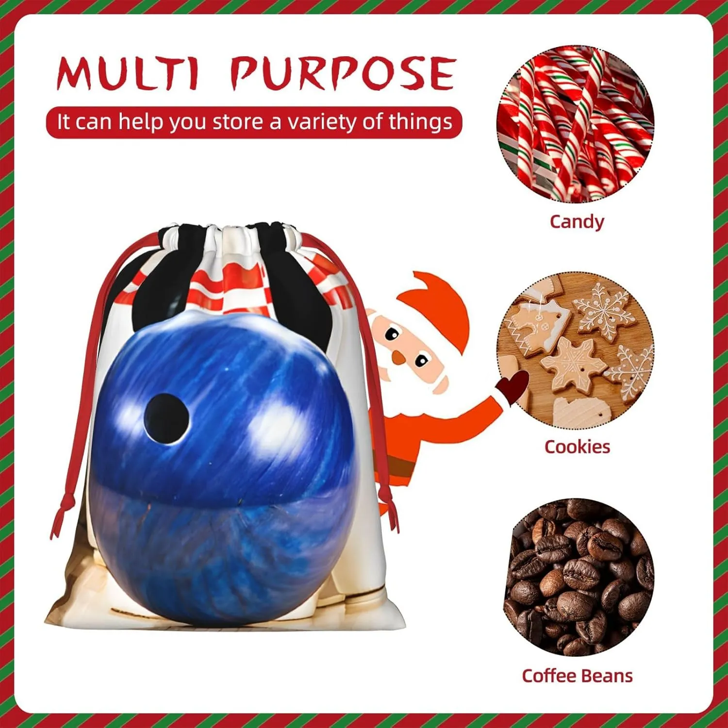 ESASAM Bowling Ultra Soft Velvet Gift Bag, Stylish Design, Preferred For Holidays