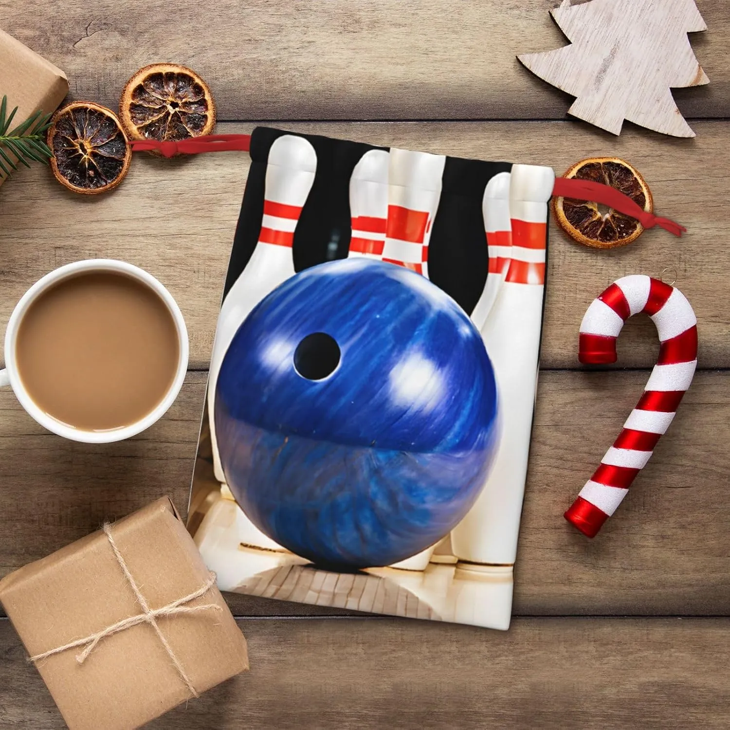 ESASAM Bowling Ultra Soft Velvet Gift Bag, Stylish Design, Preferred For Holidays