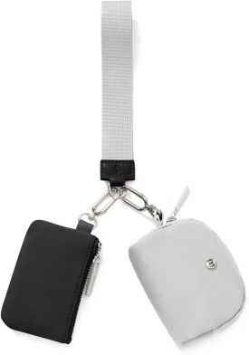 Mum's memory Mini Zip Around Wristlet Wallet for Women Dual Pouch Wristlet Portable keychain wallet Coin Purse Mini Women Coin Pocket