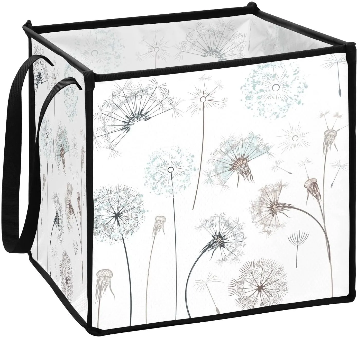 susiyo Laundry Basket Dandelions Collapsible Laundry Hamper Bag with Handles for Bathroom Dorm - 13 inch