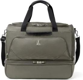 Travelpro Maxlite 5 Softside Carry-on Weekender with Drop-Bottom Compartment, Lightweight Overnight Travel Duffel Bag, Men and Women, Slate Green, 19-Inch